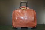 Leather business case trolley